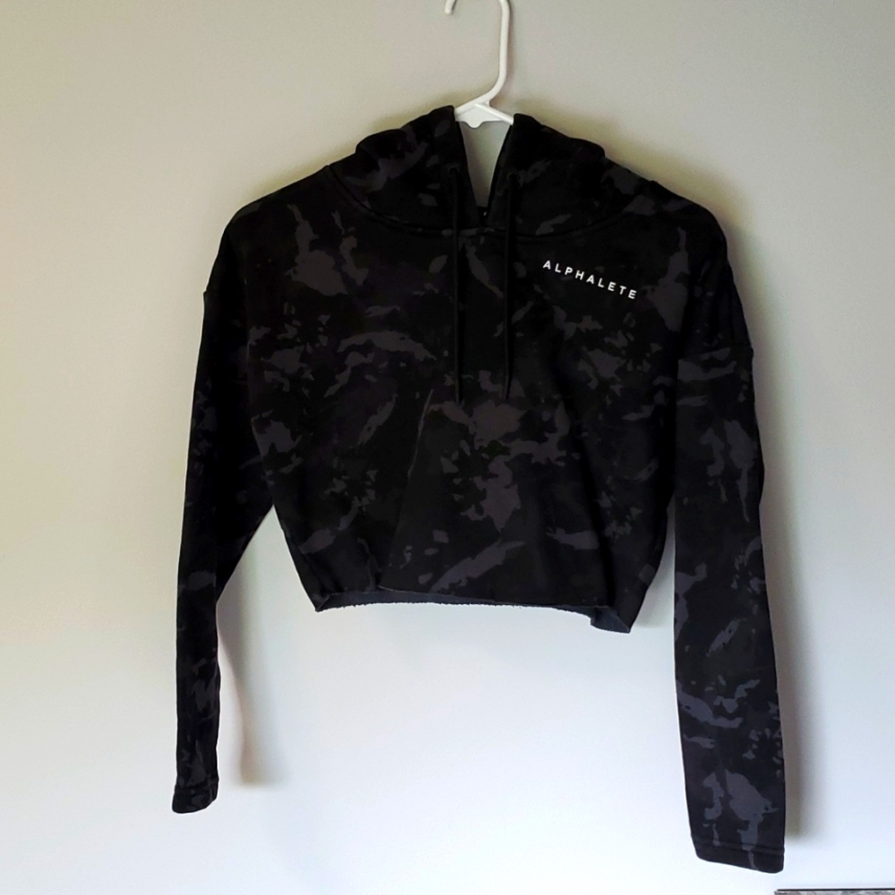 Alphalete Black Camouflage Hoodie